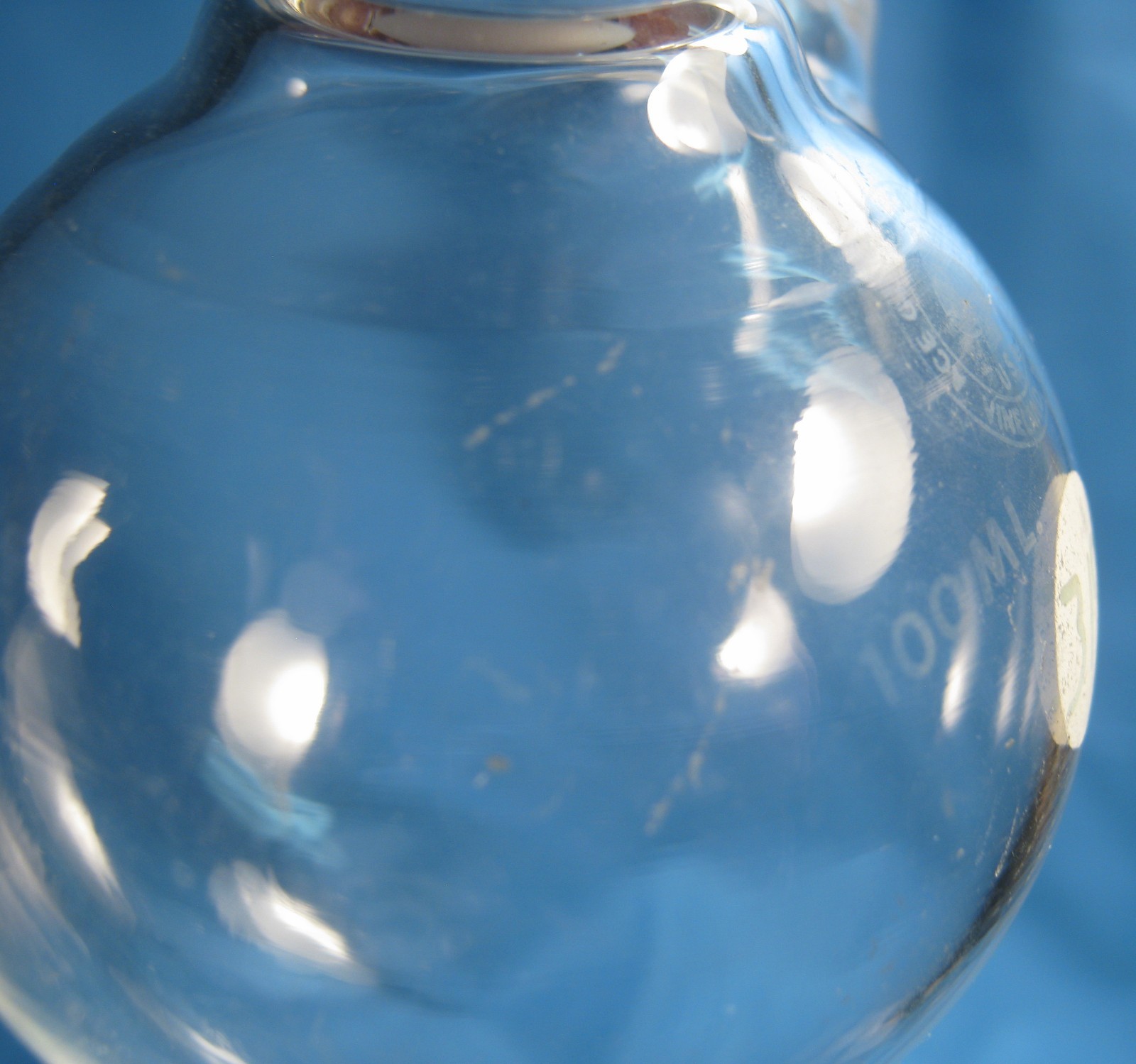 ACE 100 ML ROUND BOTTOM 2-NECK FLASK BOTH 14/20 FREE SHIPPING 13-A