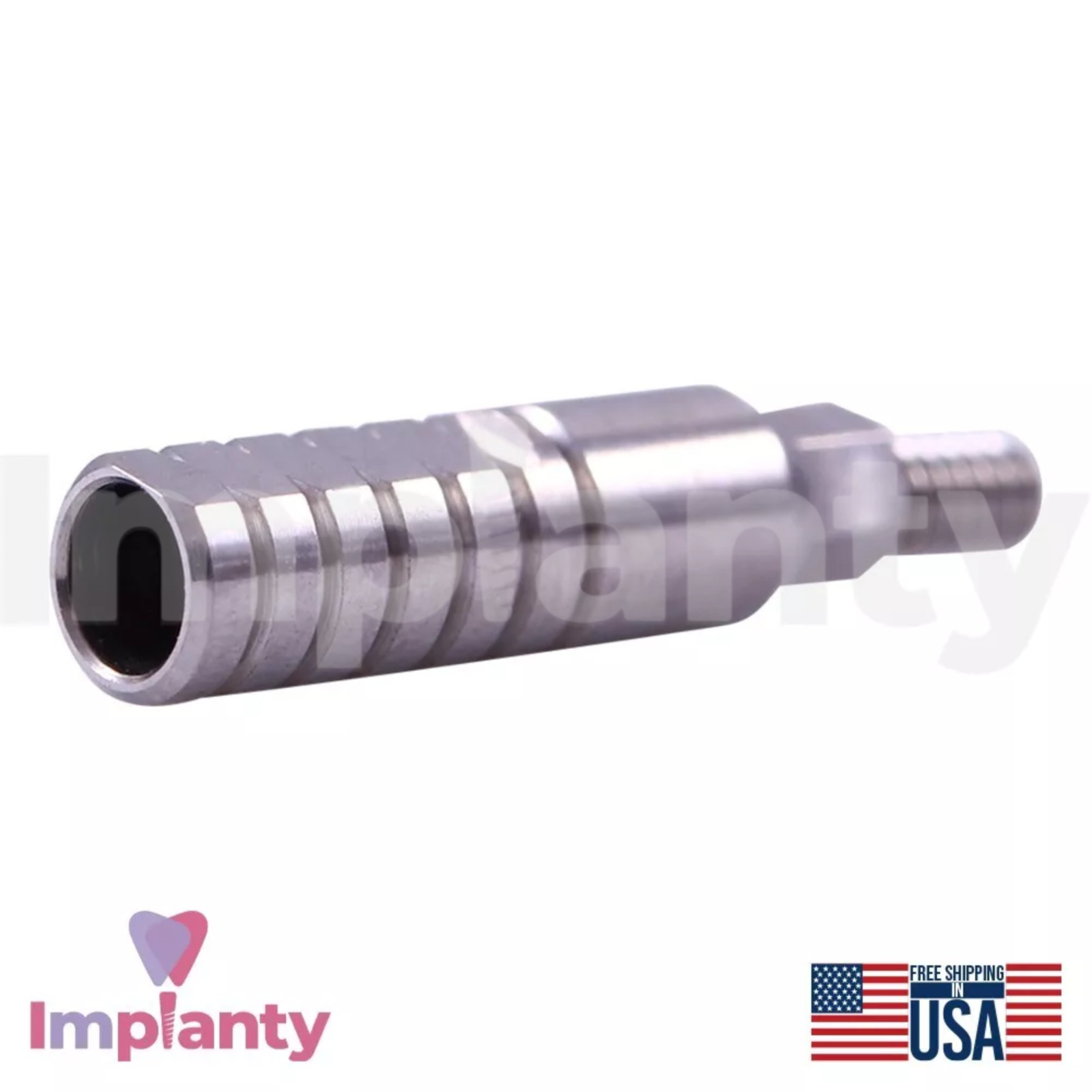 10x GDT Straight Dental Prosthetic Ø3.5mm Diameter Slim Platform Int Hex 2.0mm