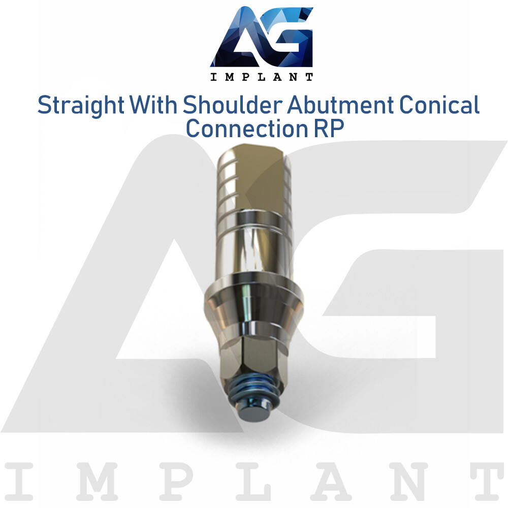 5 Straight Shoulder Prosthetic Conical Connection RP Titanium 2.65mm