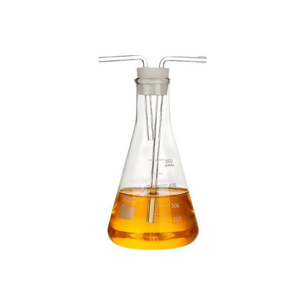 Triangle Gas Washing Bottle 100ml-2000ml Erlenmeyer Flask Lab Supply Glassware