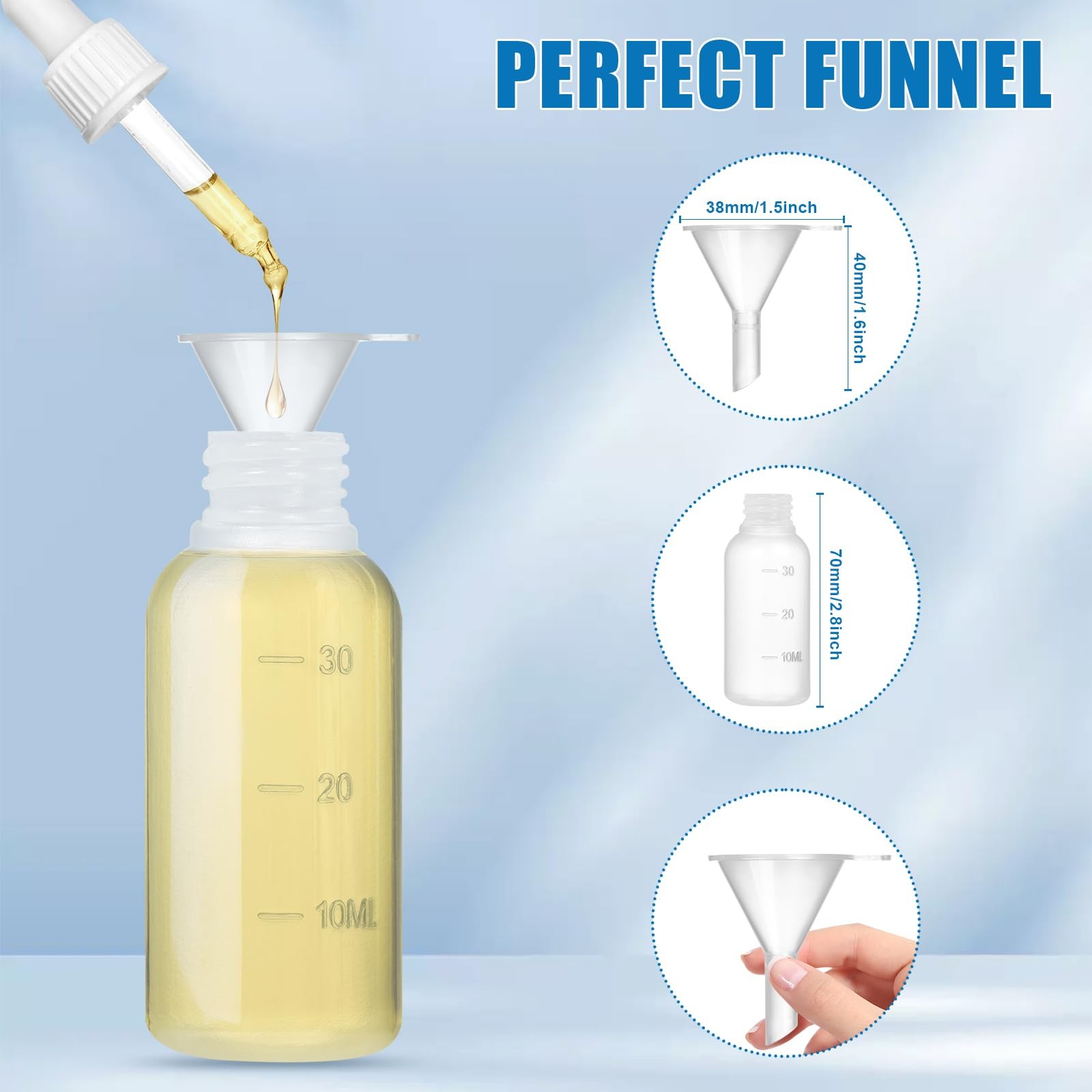 Ehoycq 30ml Glue Precision Tip Applicator Bottle,Needle Tip Squeeze Bottle wi