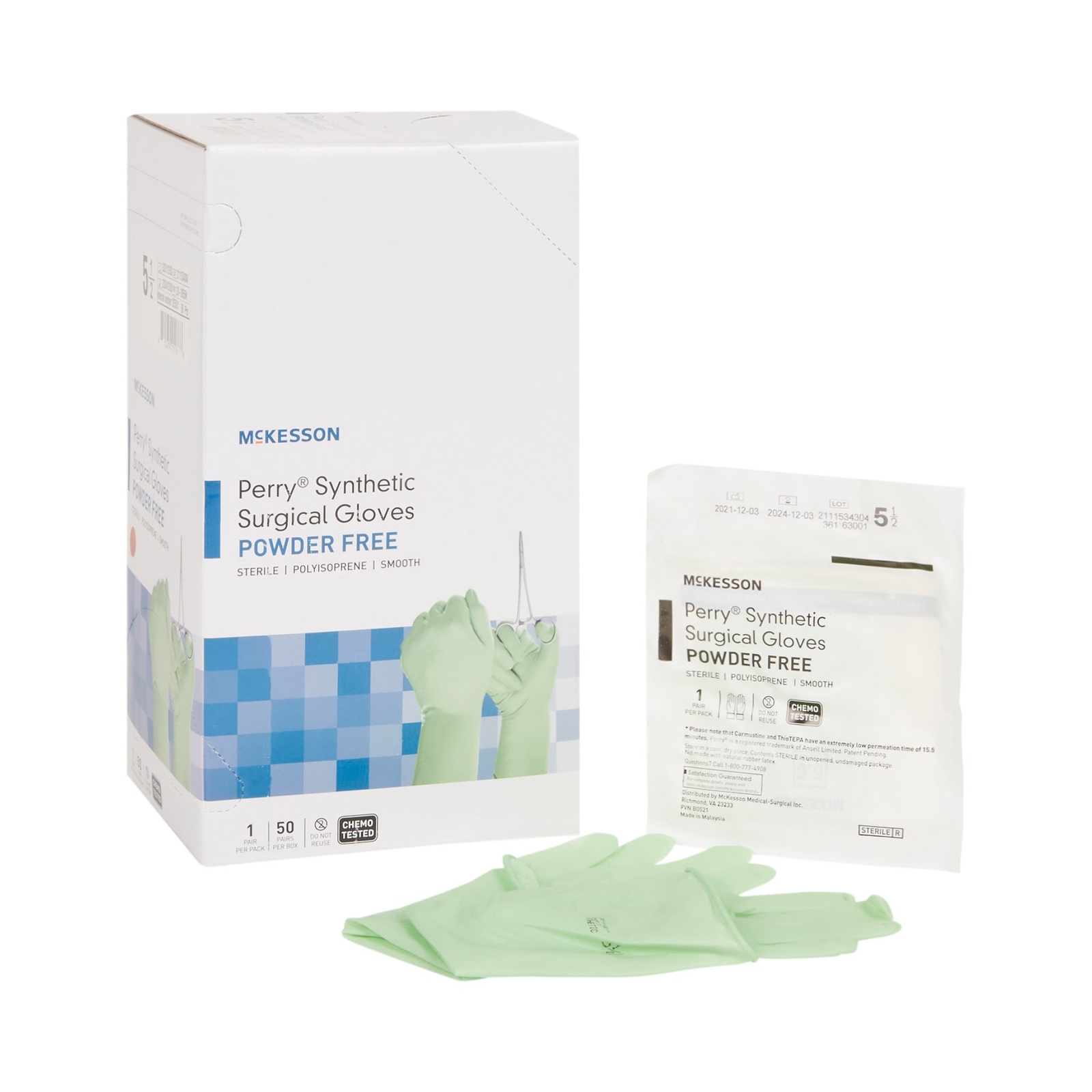 McKesson Polyisoprene Surgical Glove – 50 per Box