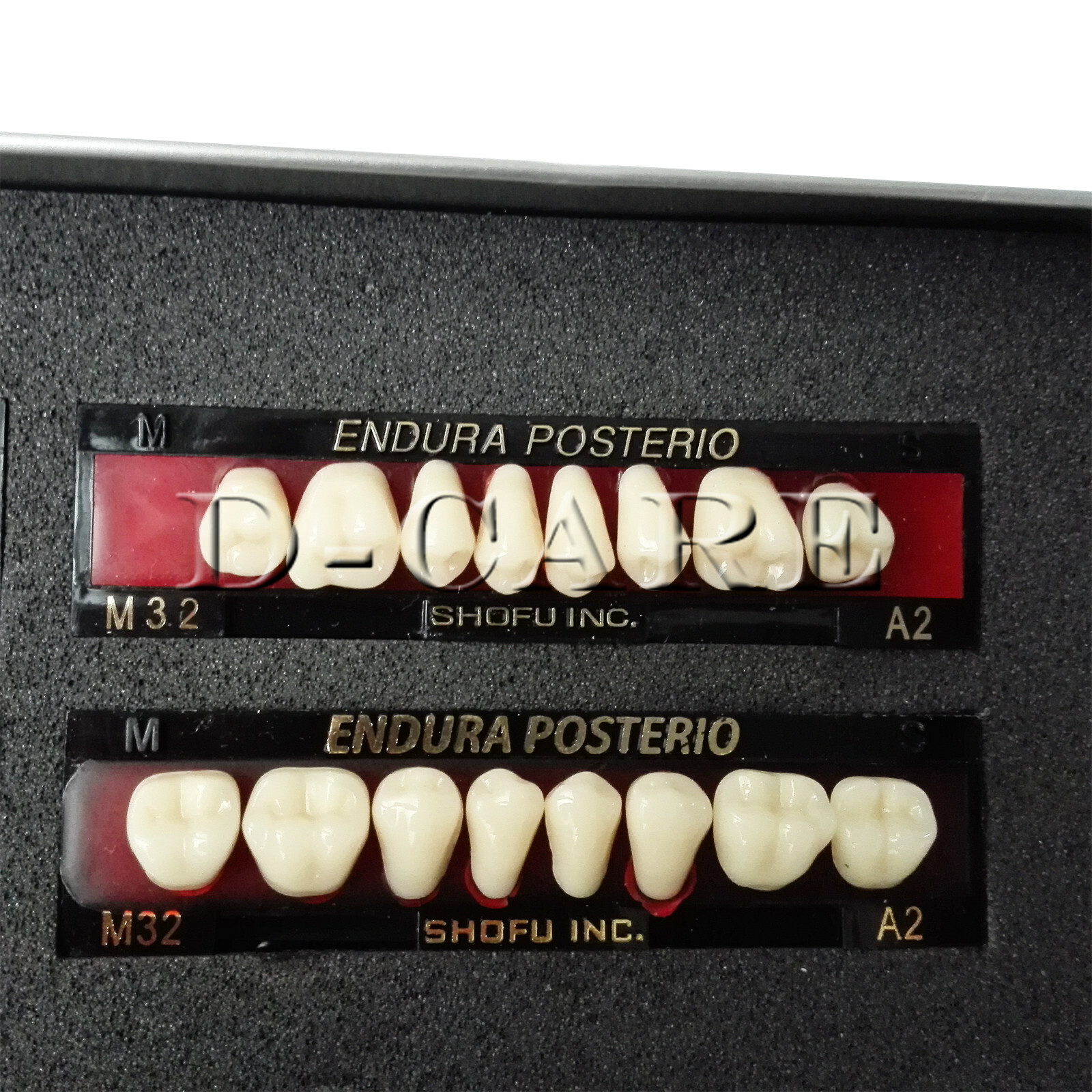 SHOFU ENDURA Dental Denture False Teeth Resin A2 M30 M32 Plastic DC