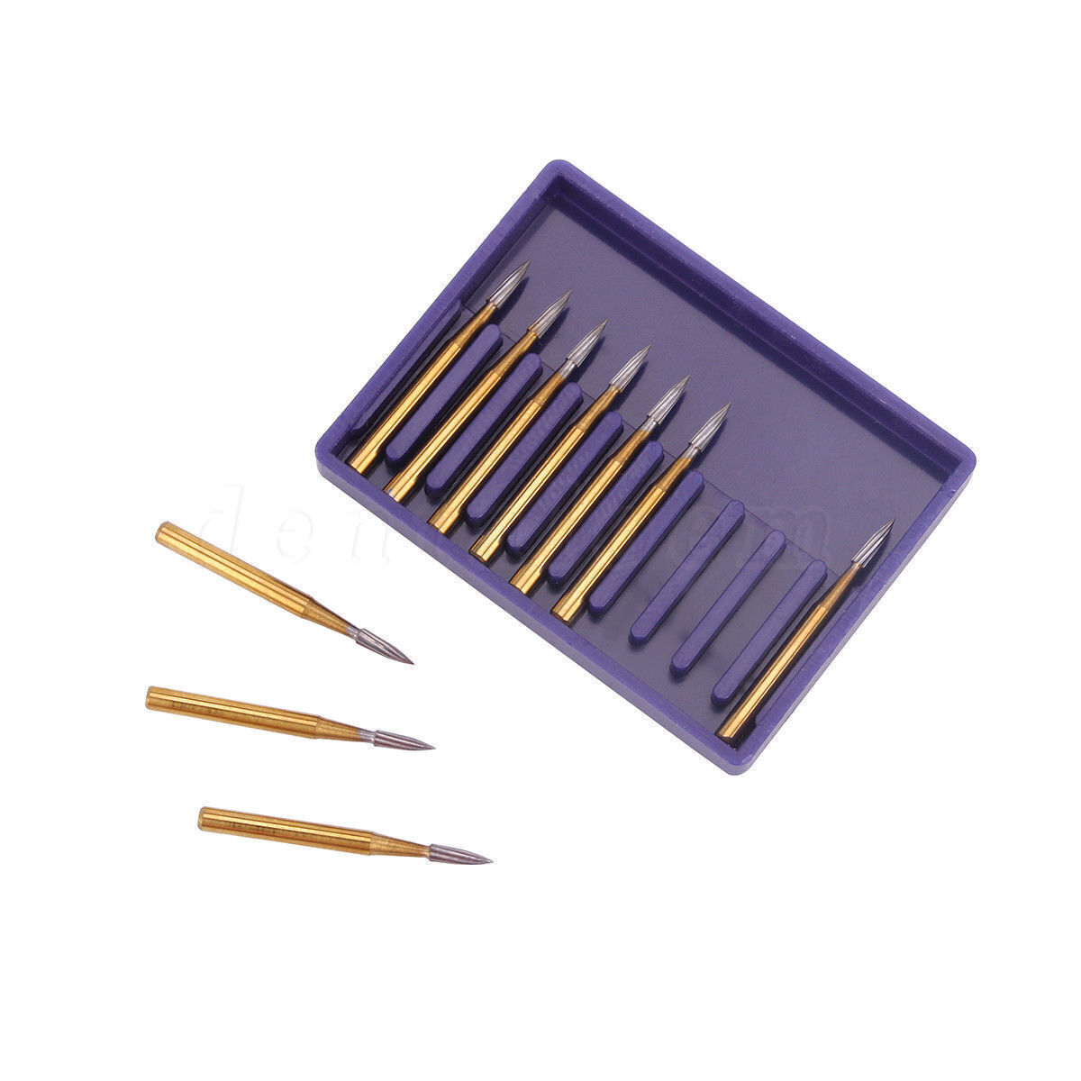 Dental Tungsten Carbide Burs Finishing Polishing Trimming FG Egg Football Flame