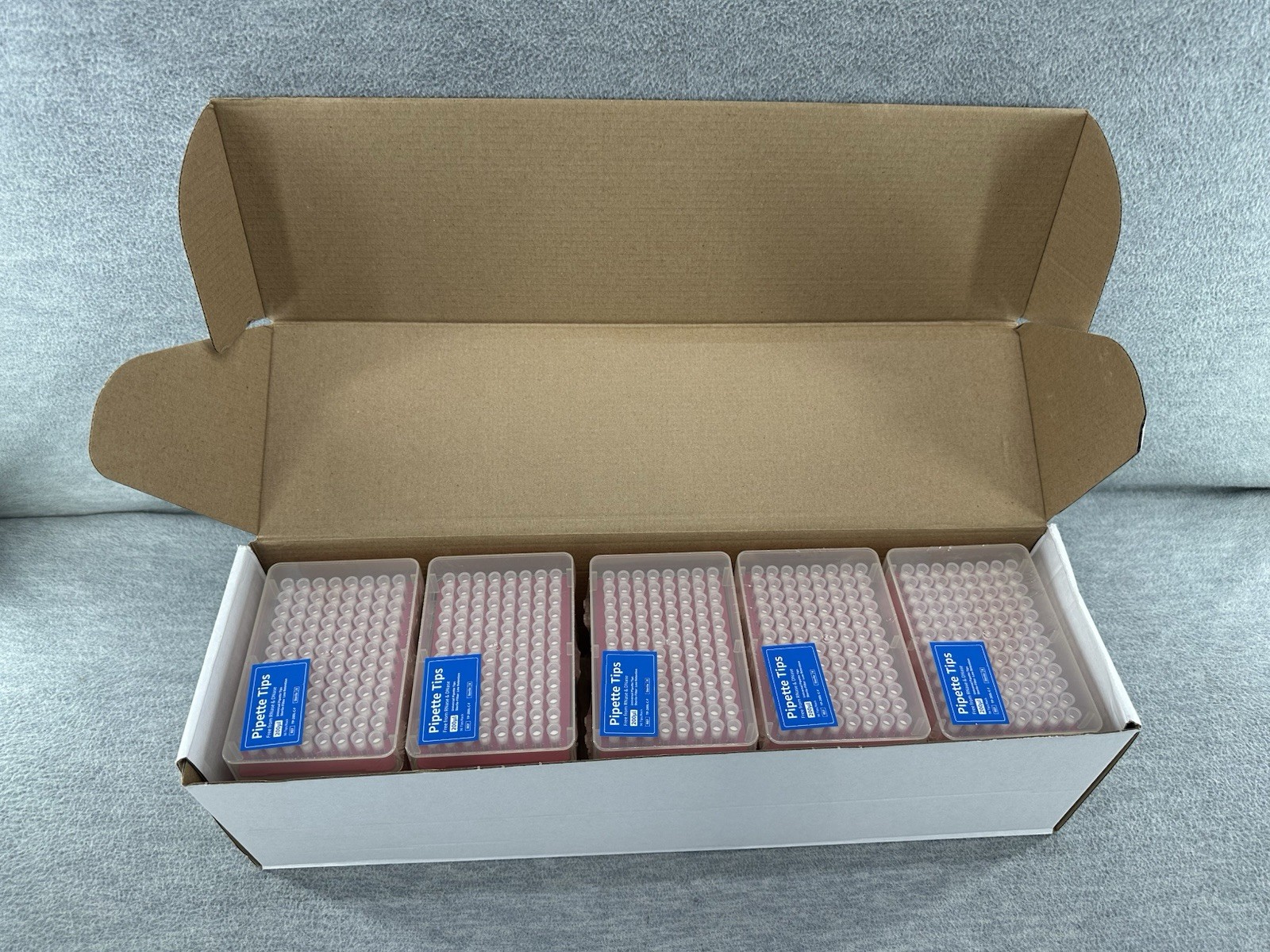 PIPETTE TIPS – 200uL Low Retention Filtered Tips 10 Racks 960 Tips LB