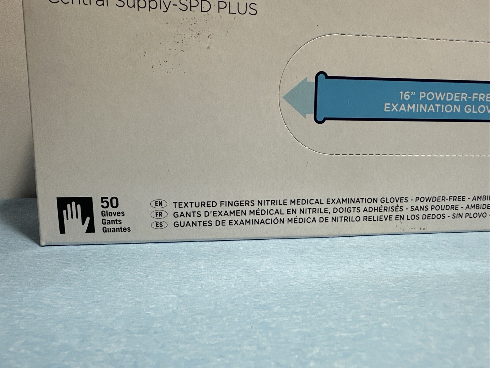 (500 Gloves)Ansell Micro-Touch Central Supply-SPD Plus 16″ Nitrile Gloves SMALL