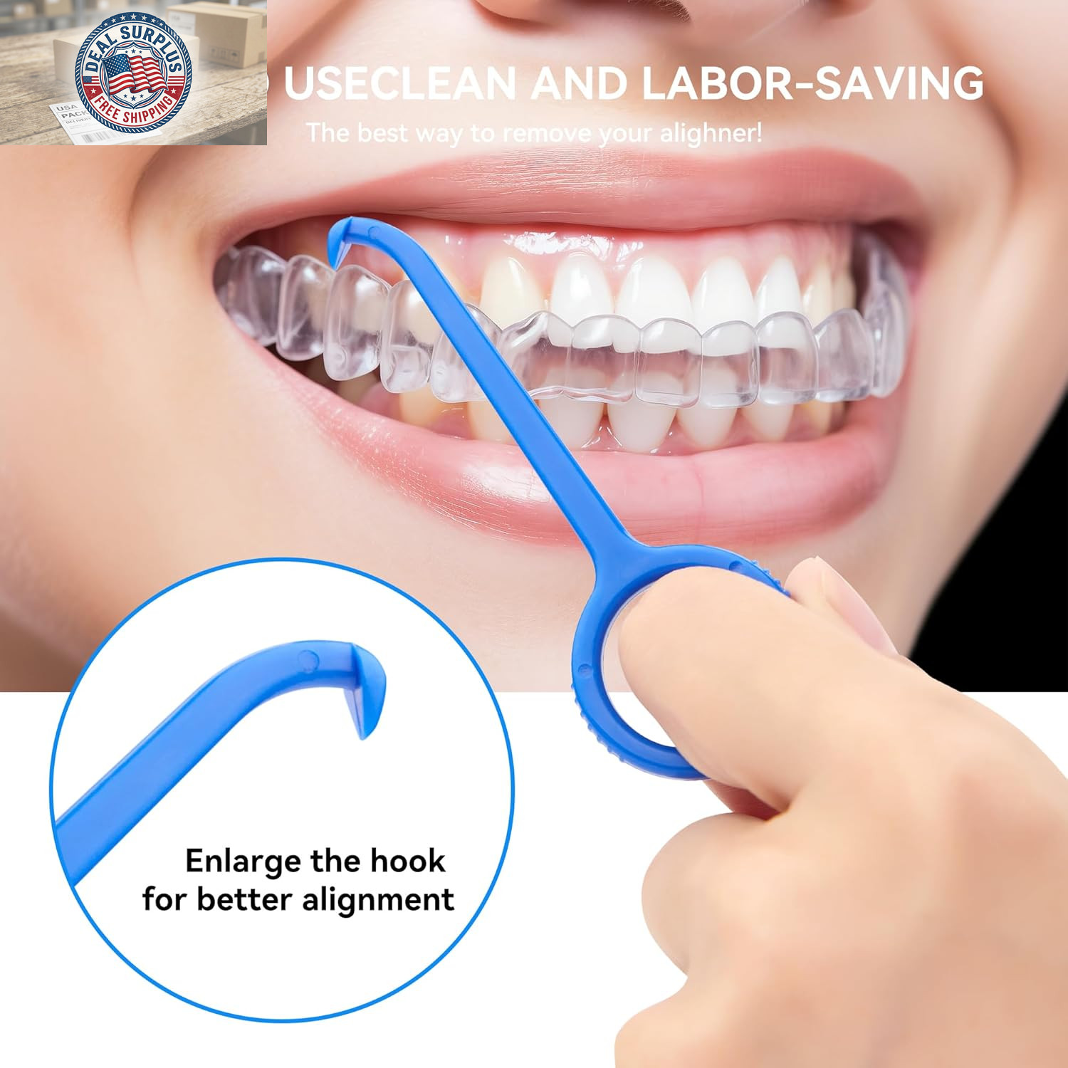 25PCS Aligner Remover Tool, 5 Colors Clear Aligner Removal Tool for Invisalign R