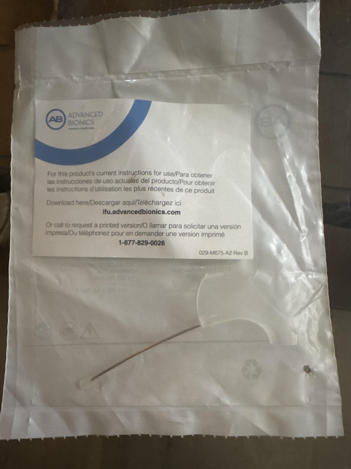Advanced Bionics M Retention Cuff Small CI-7326-001 305-M139-004 White Made USA