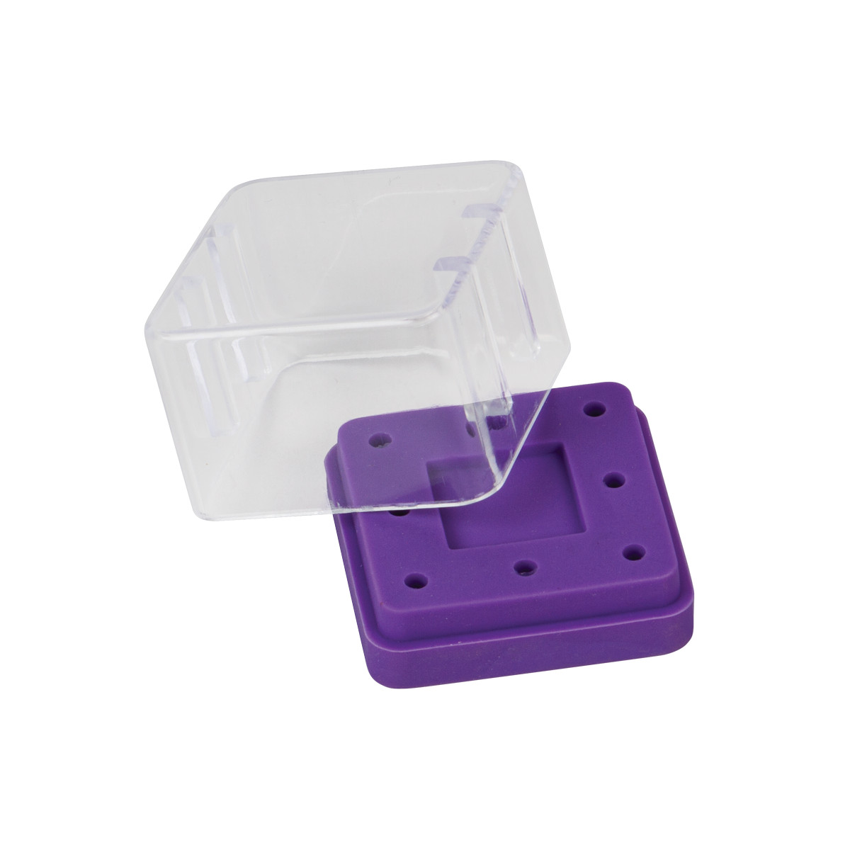 Square Magnetic Bur Block (For 8 Burs)