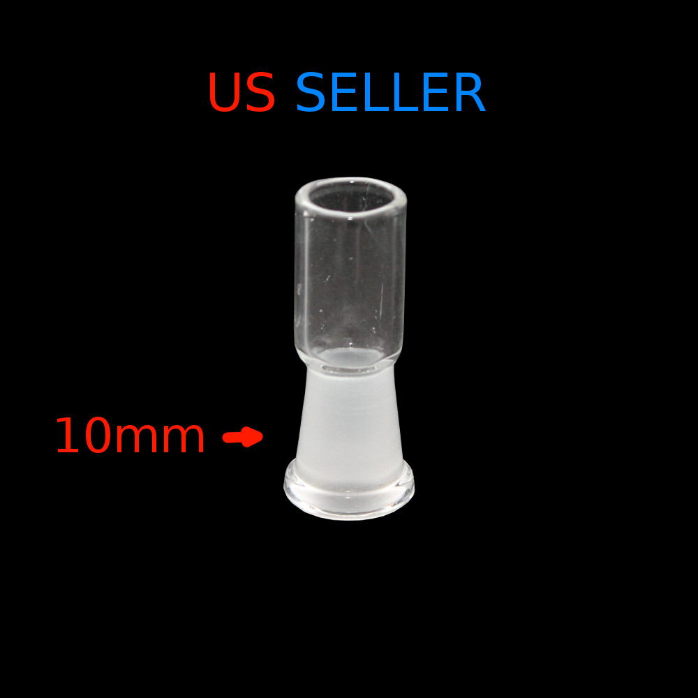 10mm Female Glass on Glass Straight Dome Adapter Small Rig