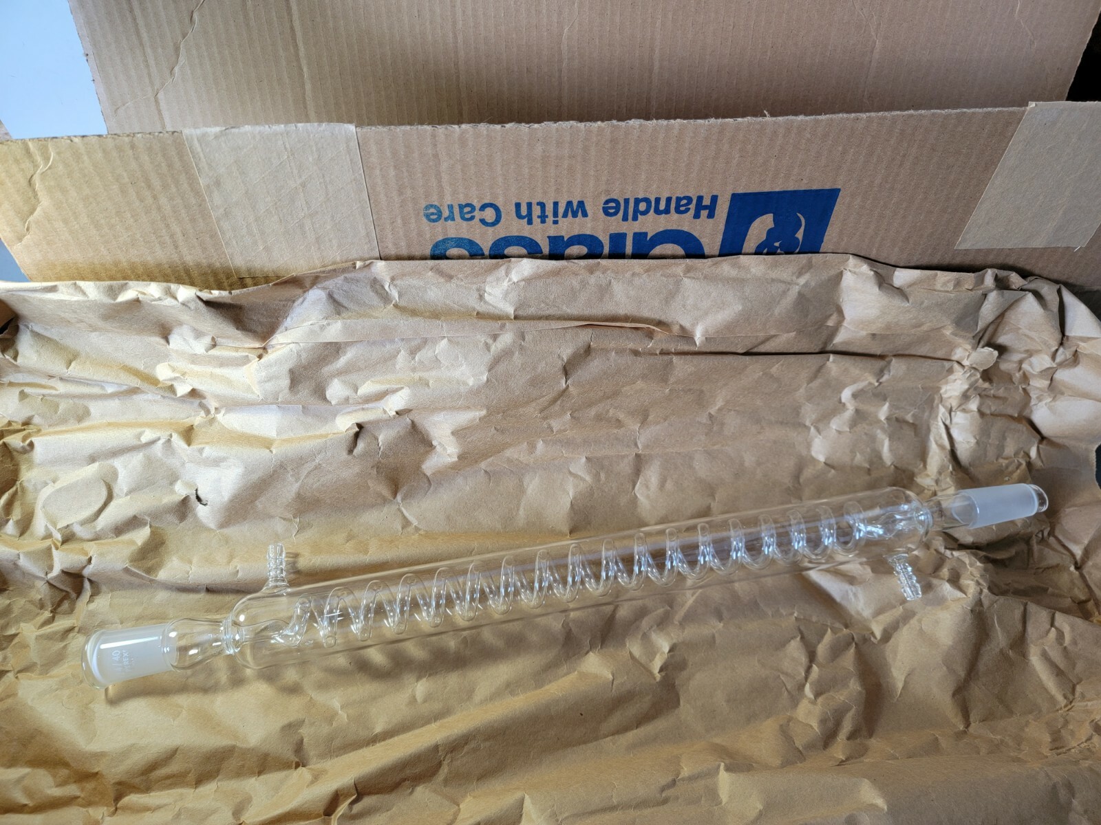 Corning 2560-400 PYREX 41 x 400mm Graham Condenser with 24/40 ST Joints Drip Tip