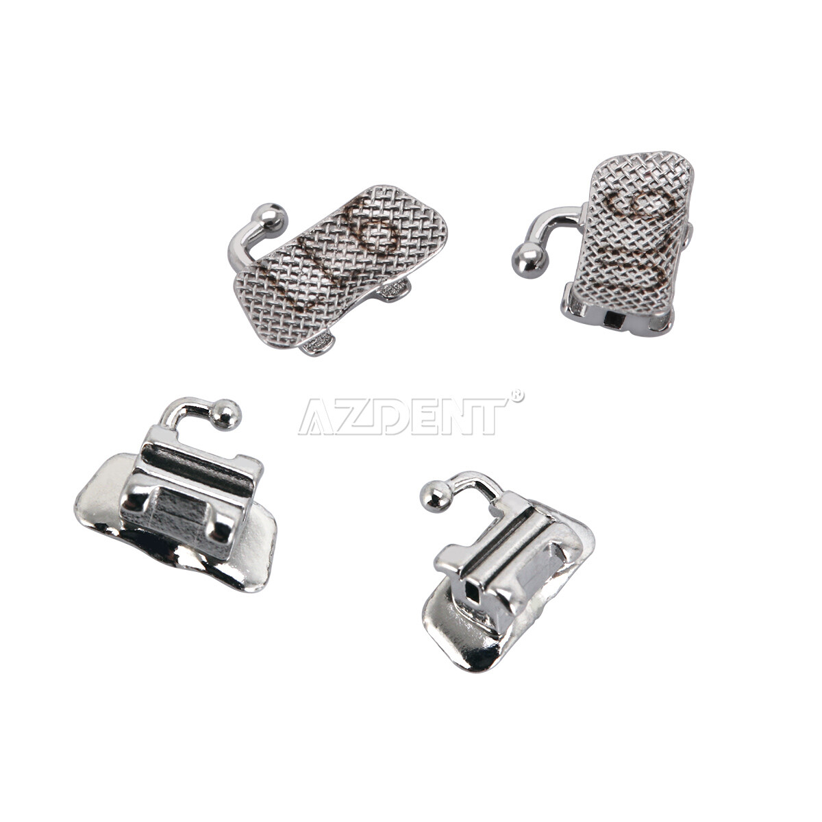 AZDENT Dental Orthodontic 1st 2nd Molar Buccal Tube Roth/MBT 018/022 Bondable