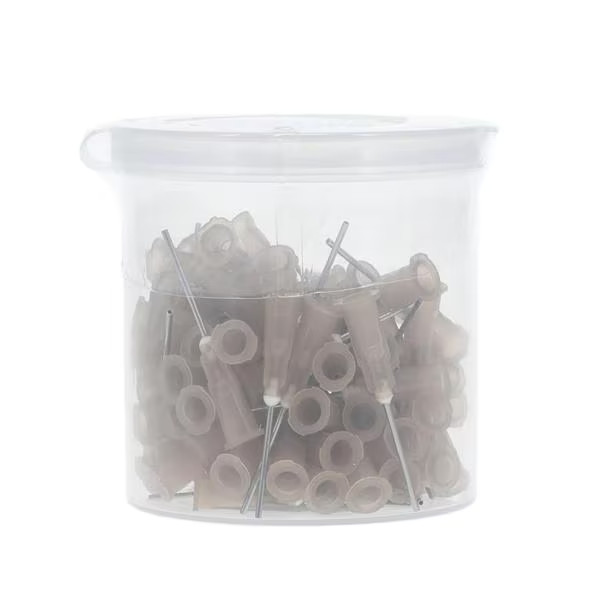 Vista Dental 315119 Appli-Vac Bendable Needle Tips 3/4″ 100/pk 19 Gauge Gray