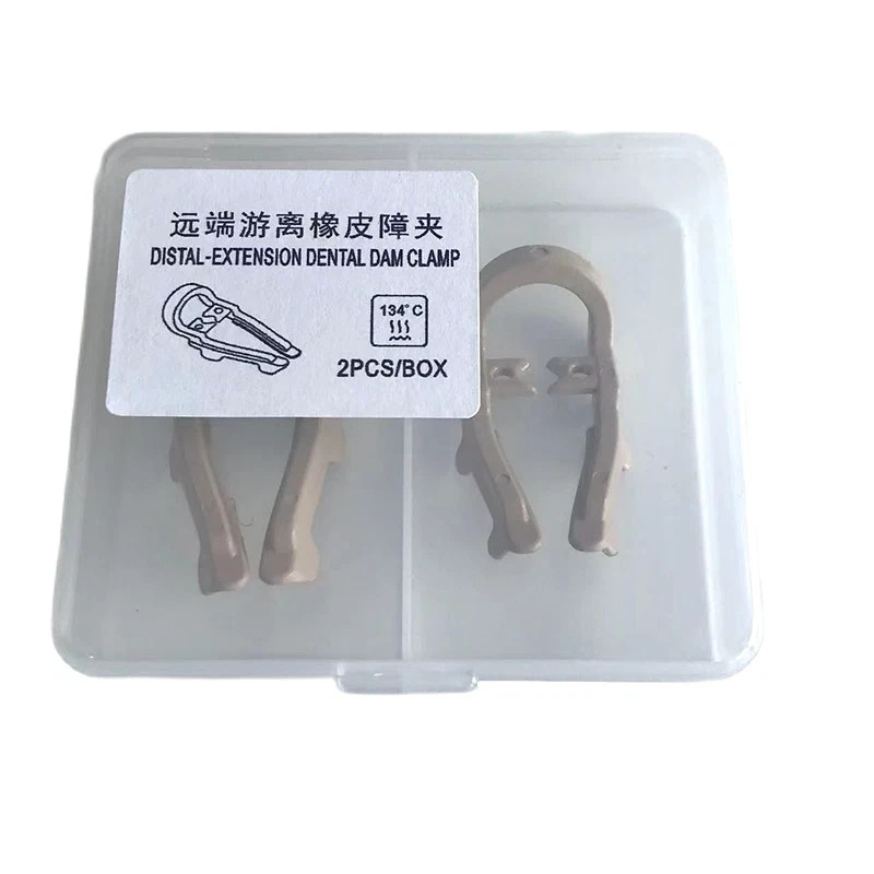 Dental Rubber Dam Sheets Clips Premolar Clamps Soft Resin Long/Short Extension