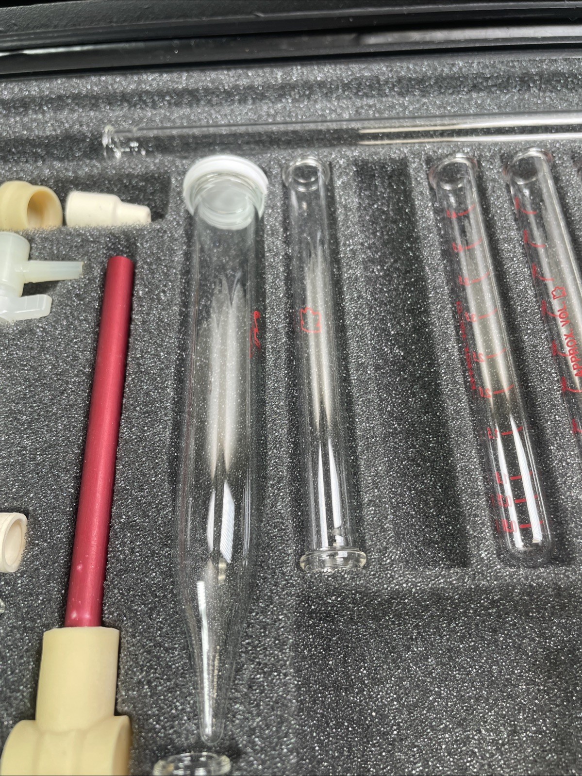 USED Kontes Microflex Williamson K-748000-0000 Chemistry Kit 16pc Glass + More 3