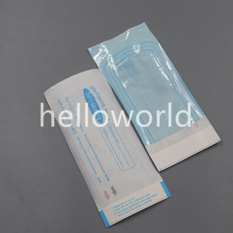 200 Pcs Dental 57*130 mm/2.25″x5.125″ Sterilization Self Sealing Pouch Bag New