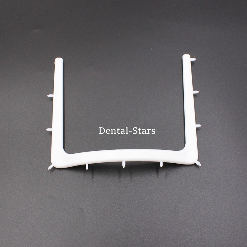 Dental Plastic Rubber Dam Frame Sheets Bracket Foldable/U-Shaped Barrier Tools