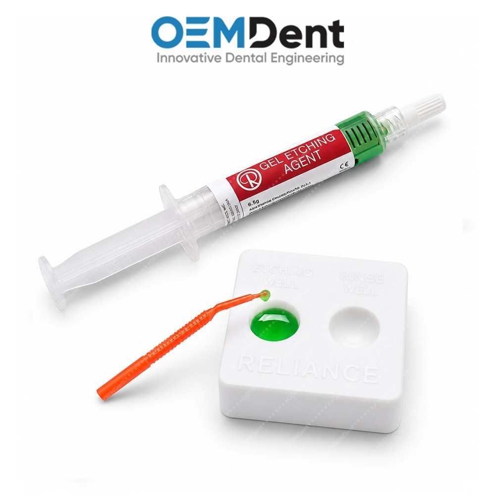Reliance Gel Etching Agent 6.5g Syringe 20 Tips Controlled Formula USA