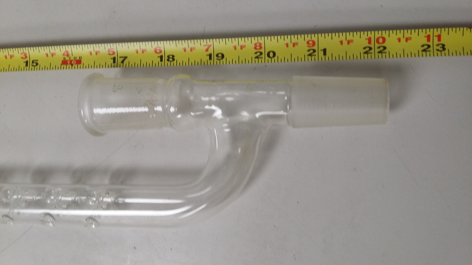 Indented Condenser Column 24/40 24/10 Custom made by Corning Pyrex