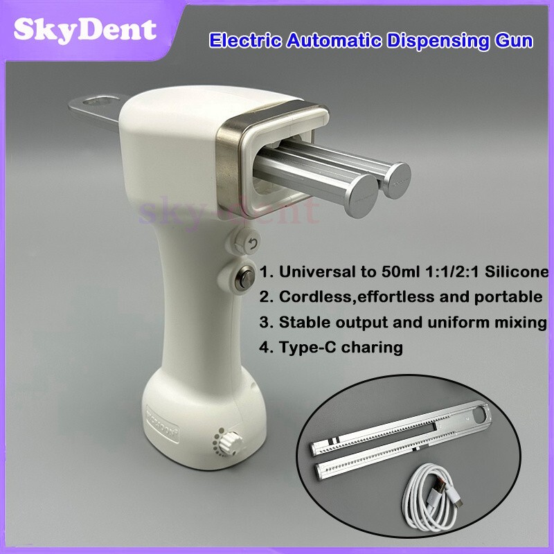 1:1/2:1 Dental Automatic Impression Mixer Dispenser Gun Mixing Electric Machine