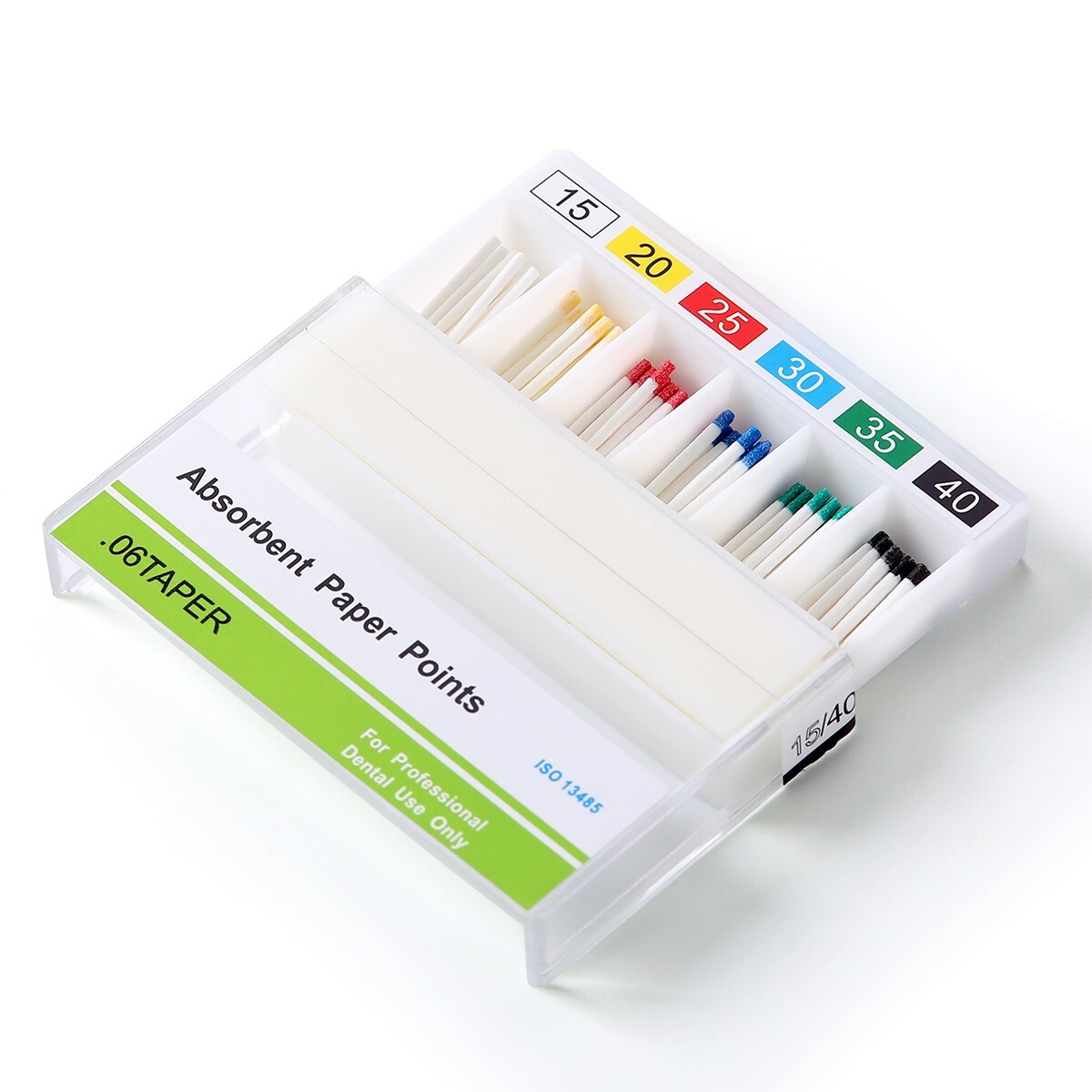 Dental Absorbent Paper Points Gutta Percha Points Eododontic PP/GP 0.04/02 Taper