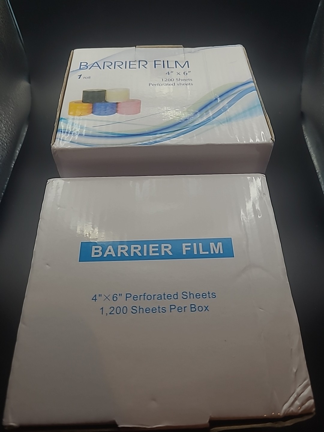 2 X Barrier Film 4″X6″ PERFORATED SHEETS DENTAL, MEDICAL, TATTOO, 1200 Per Box