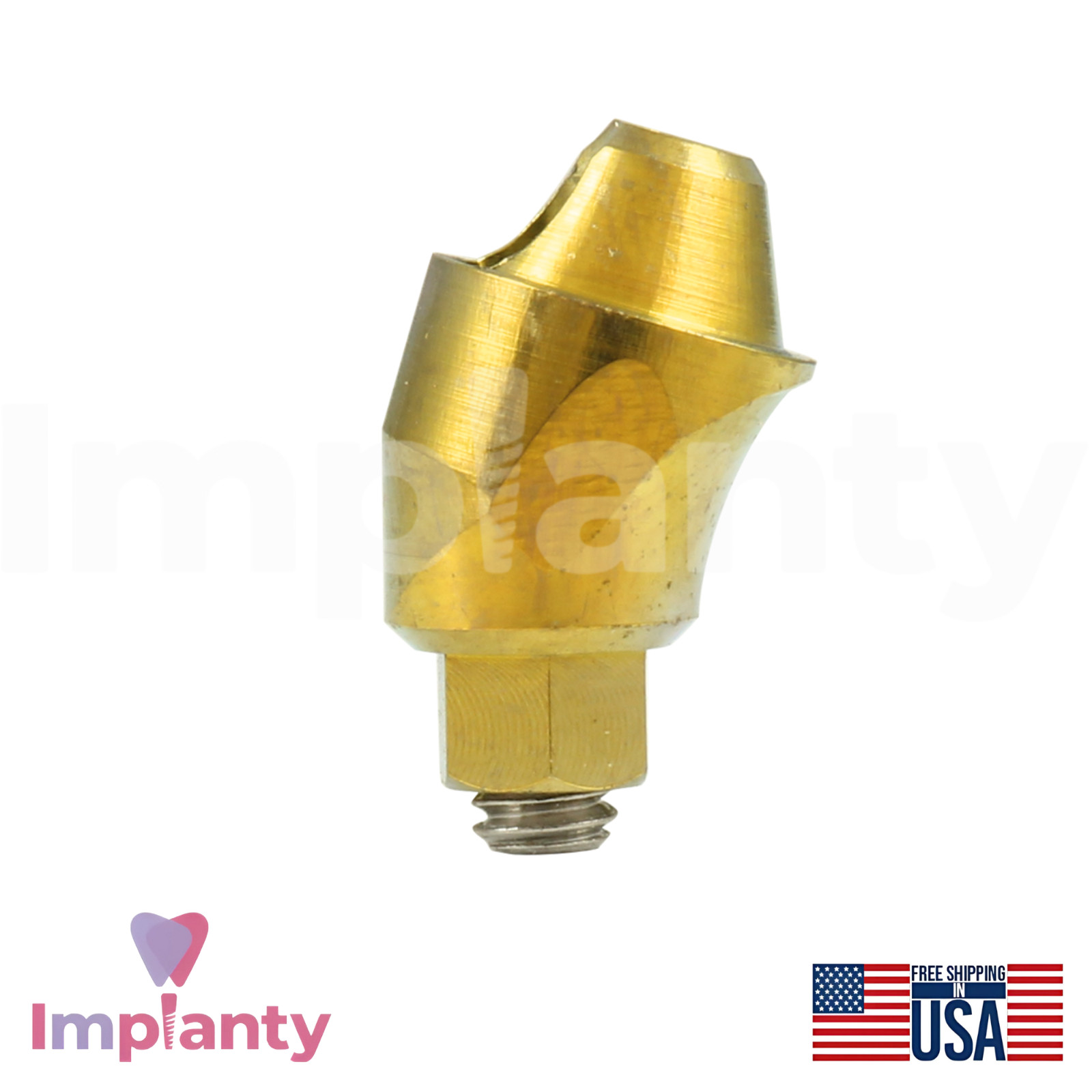 GDT Angulated Multi Unit 1.6 Dental CAD/CAM Set 17° Ø4.9mm Int Hex 2.42mm