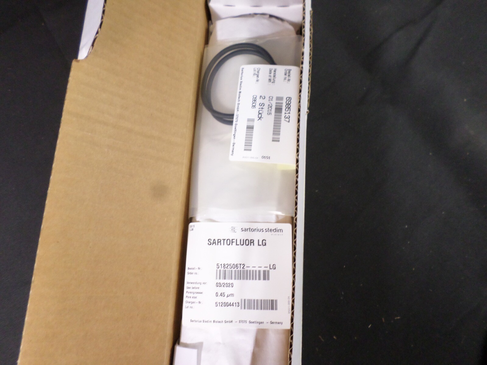 SARTORIUS Stedim 0.45µm PTFE Sartofluor LG Cartridge Filter 5182506T2 (1/Pack)