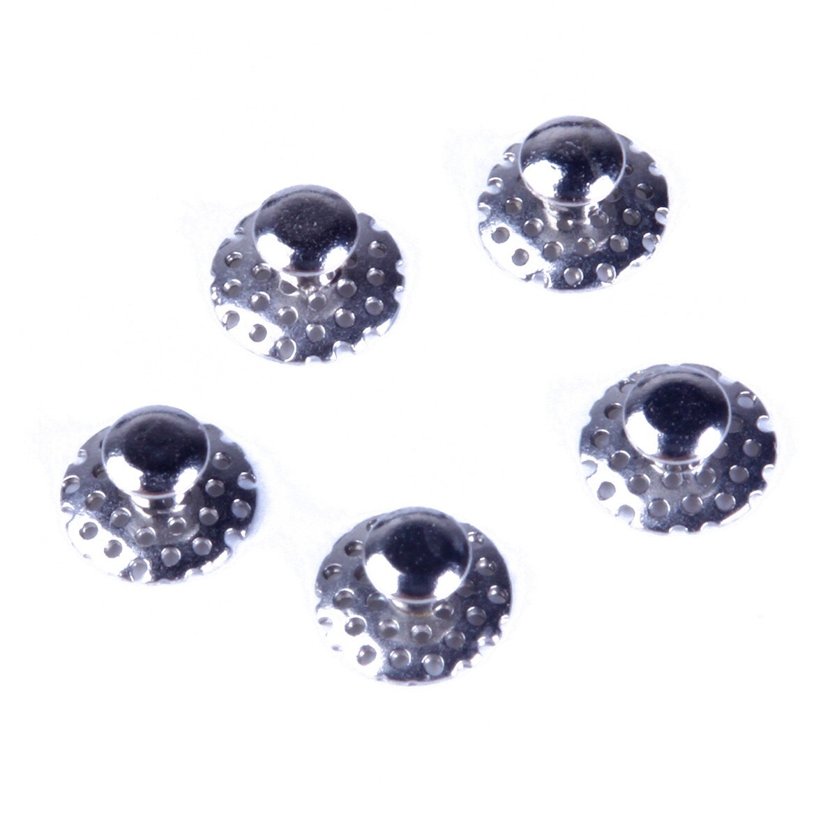 AZDENT Dental Orthodontic Lingual Buttons Bondable TOMY Round Mesh 10pcs/pack