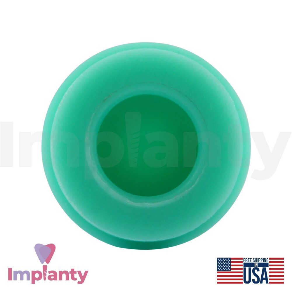 10x Dental Undersized Rigid Silicone Caps 2.2mm For Ball Attachment 1300g