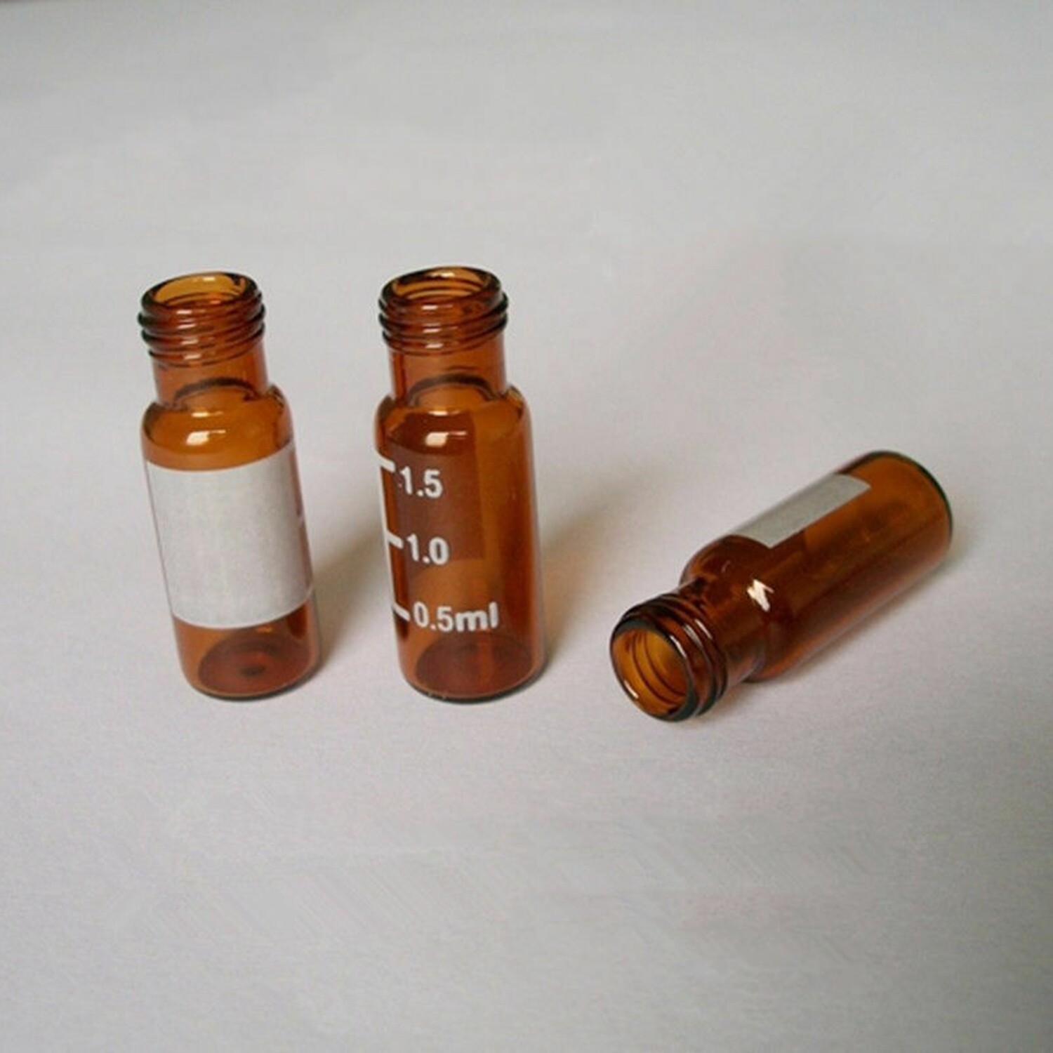 2000pcs 2mL Amber Autosampler Vials 9-425 Screw Top 9mm Sample Glass Bottles Lab