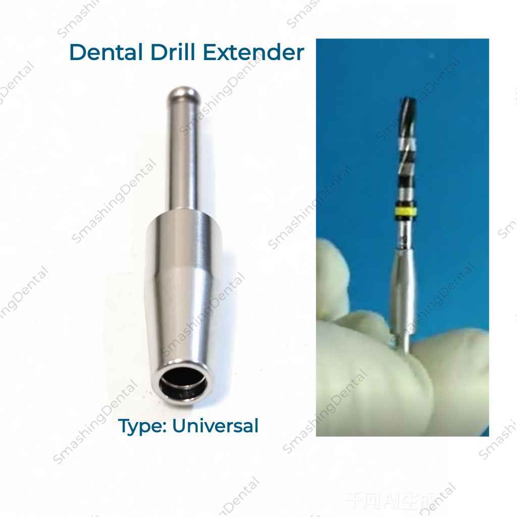 Universal Dental Drill Extender For Irrigation an Implant Extension Drills Bar