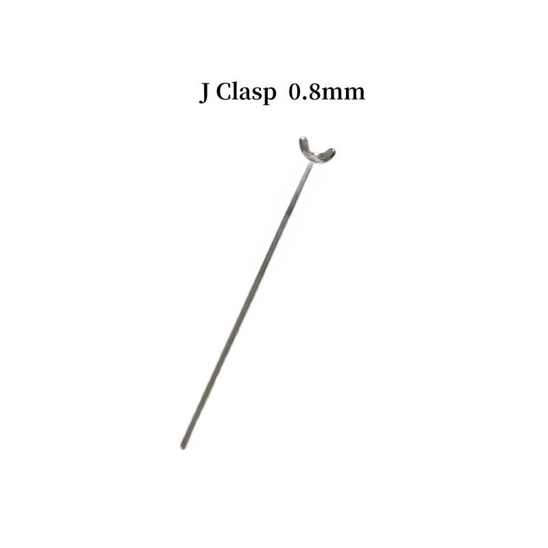 Dental Ball Retainer J Clasp Oblique Clasps Bars 0.8mm 0.9mm Y-Type Scheu Style