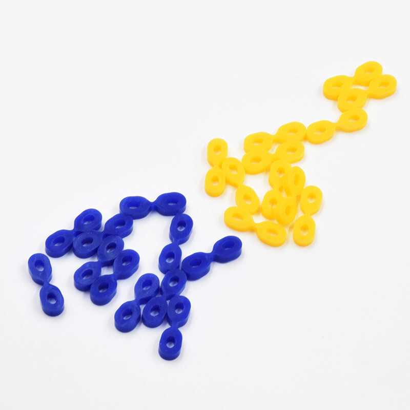 5 Box Dental Assorted Fixing Elastic Wedges № 1.808 Matrix Matrices Rubber Dam