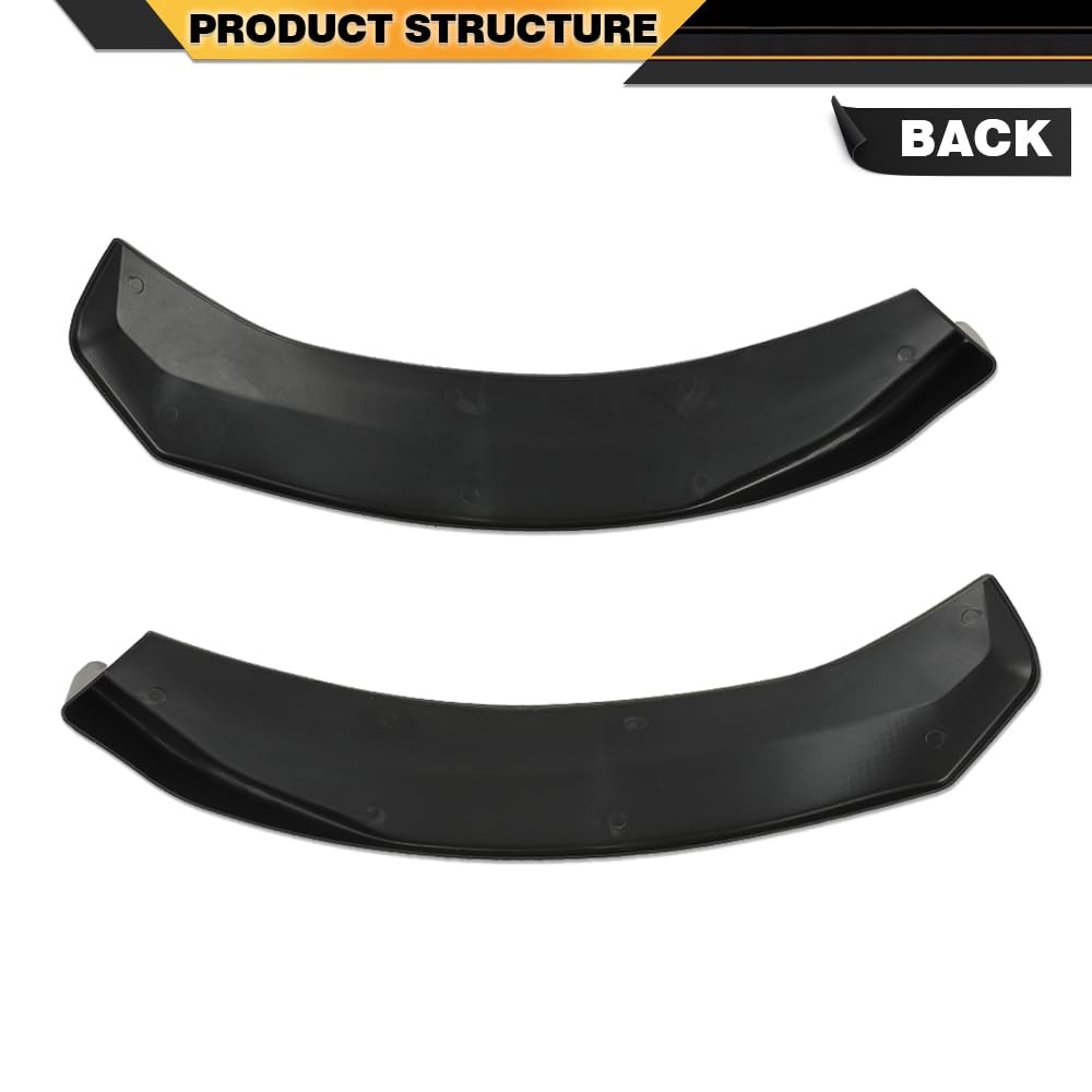 Universal Front Bumper Lip Splitter Diffuser Winglet Type-2 Aero