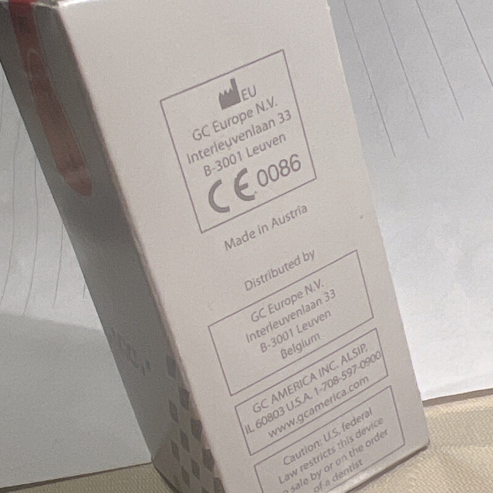 GC Initial MC Porcelain Dentine Refill, D-C4, 50 gram Austria