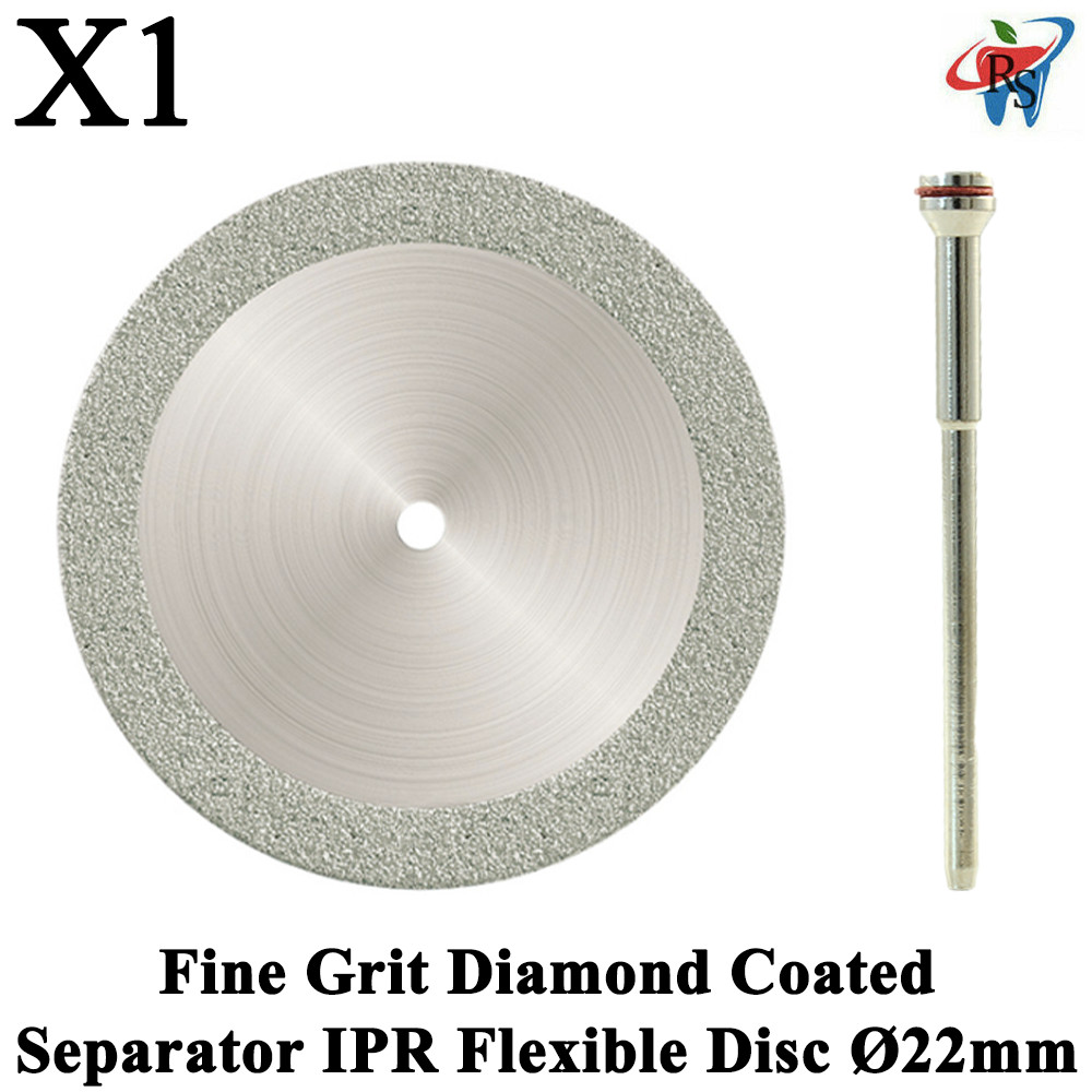 1pcs Coarse Double Sided Diamond Coated Grit Disc For IPR Ø22mm Thickness 0.10mm