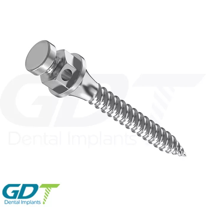 Dental 0rth0dontic TADs Micro Fixture Length 10.0mm, Neck 2.0mm Titanium