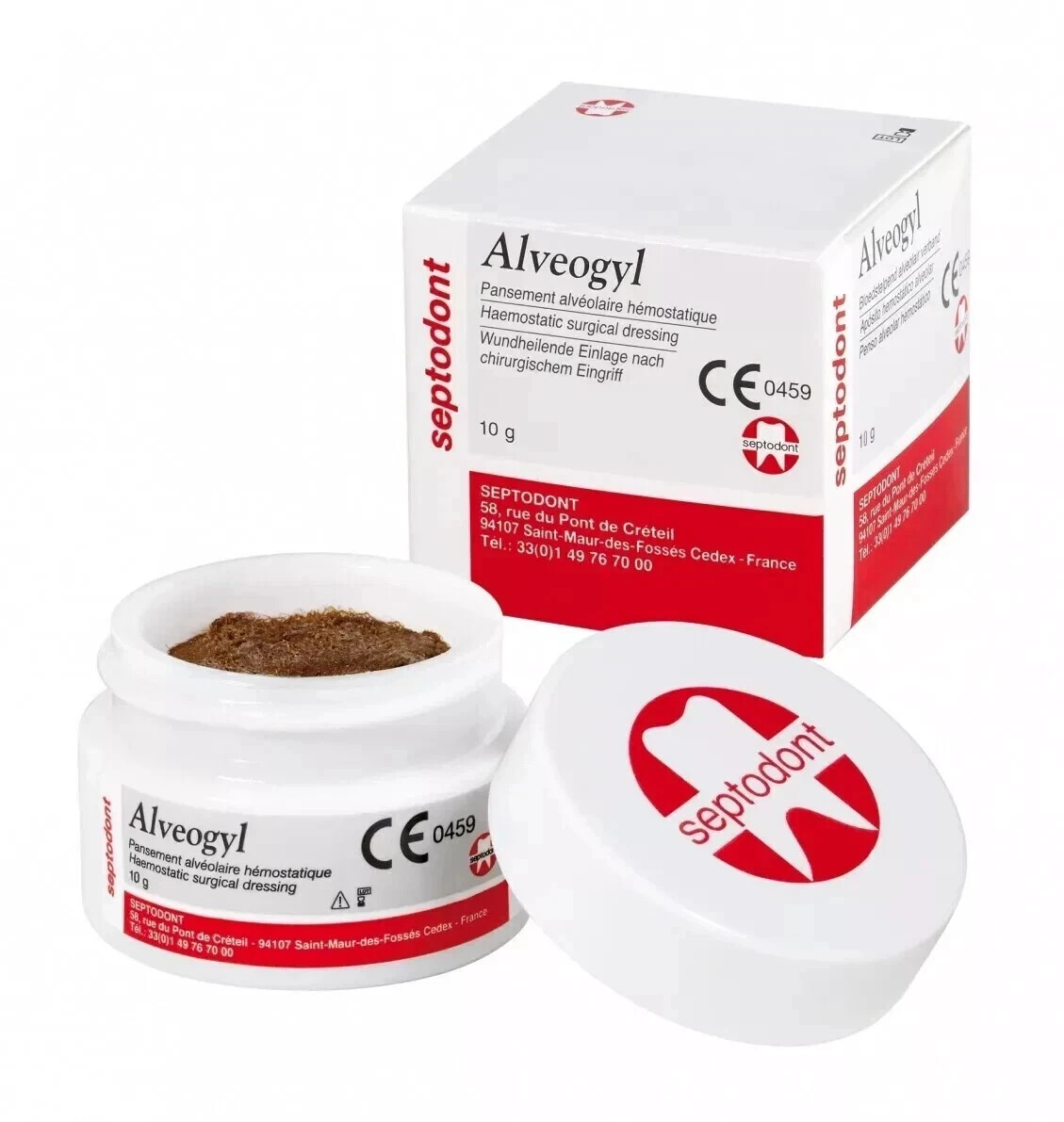 5 X Alveogyl» Paste Dry Socket Treatment Dental Material 10gm by Septodont FS