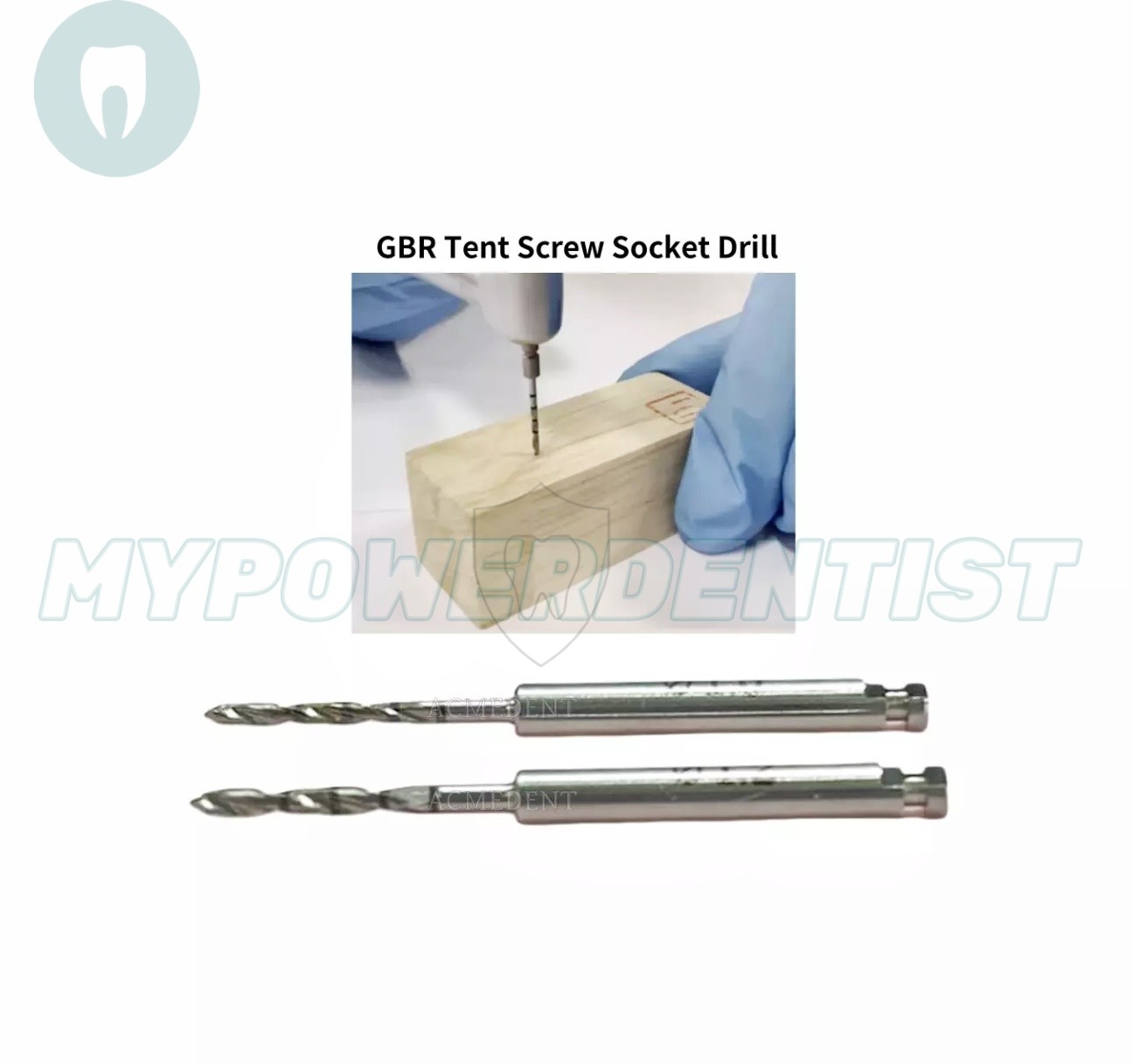 Dental Pilot/Nutrient Drill Bone Screw GBR Tent Screws Insertion Tacks Socket