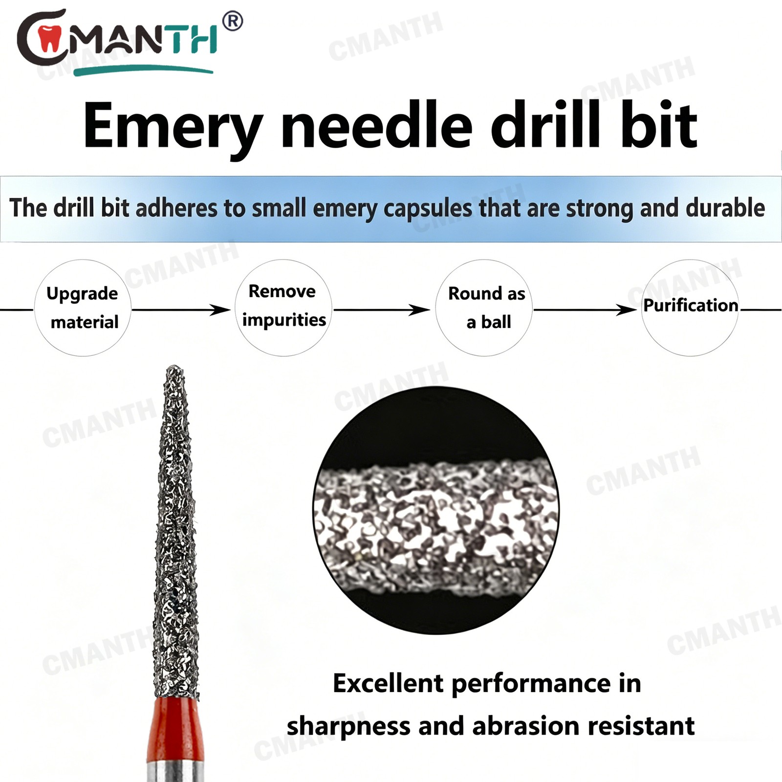 Dental Diamond Burs FG Special Shape For High Speed FrictionGrip Polishing Burs