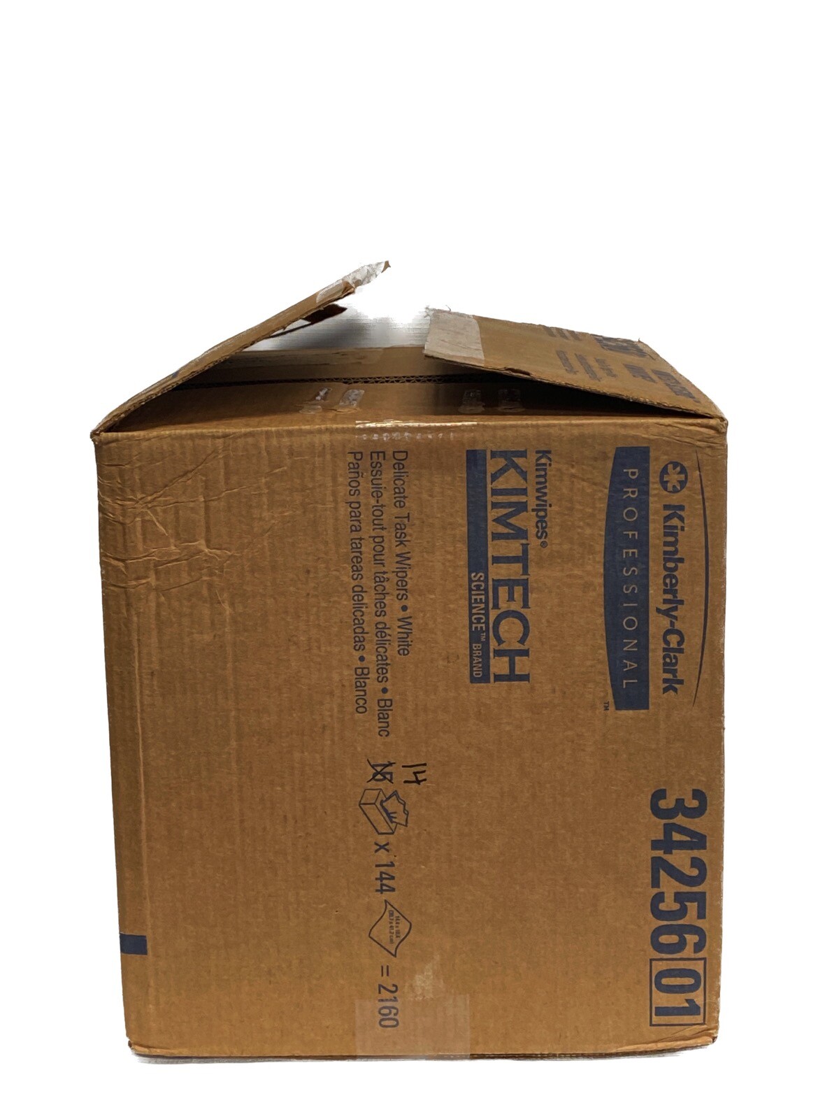 (2016) KIMTECH Kim Wipes Delicate Task Wiper 14.4″x16.4” 1-Ply 14×144/Pk 3425601