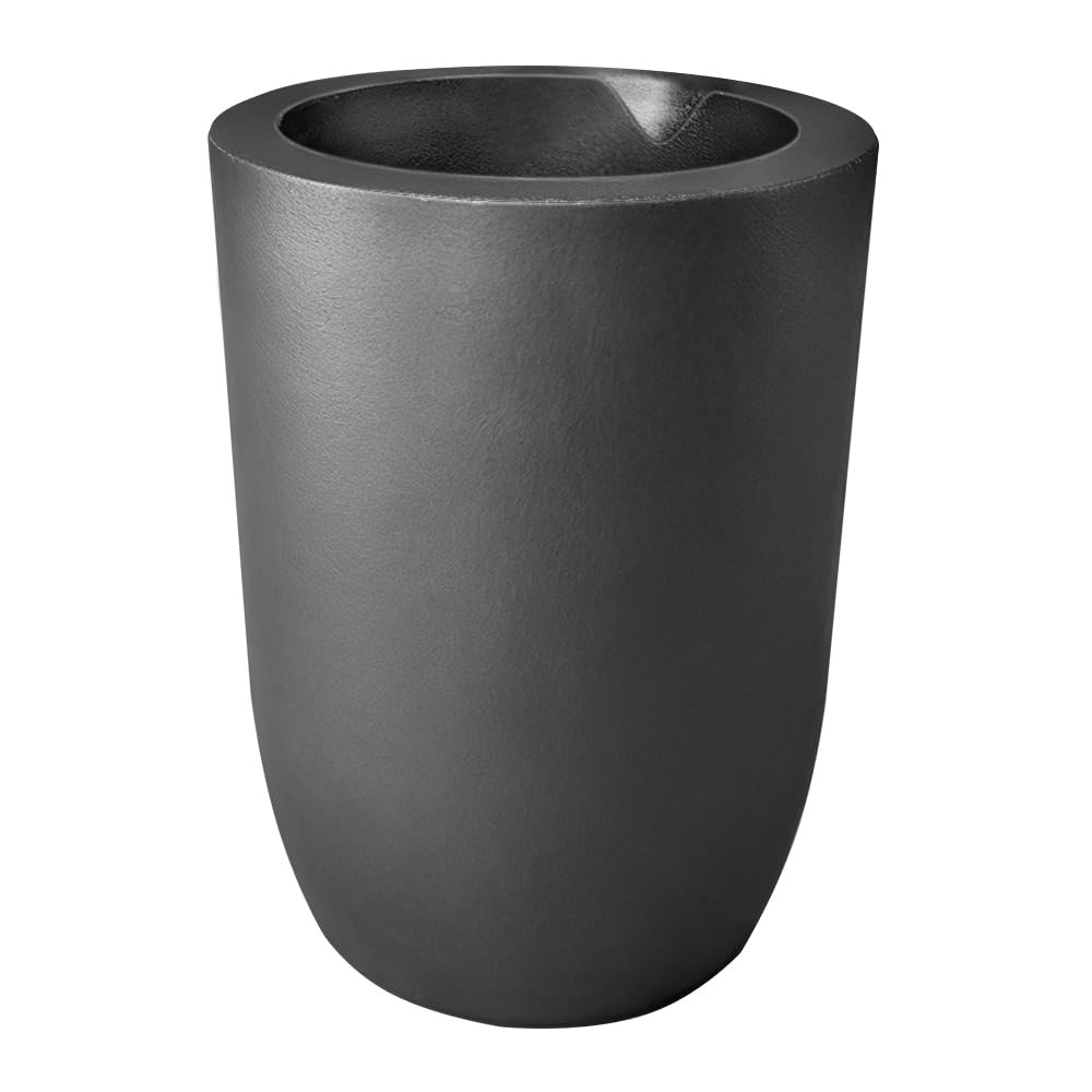 6Kg Premium Graphite Crucible, Silicon Carbide Clay Crucible Cup for Melting Cas