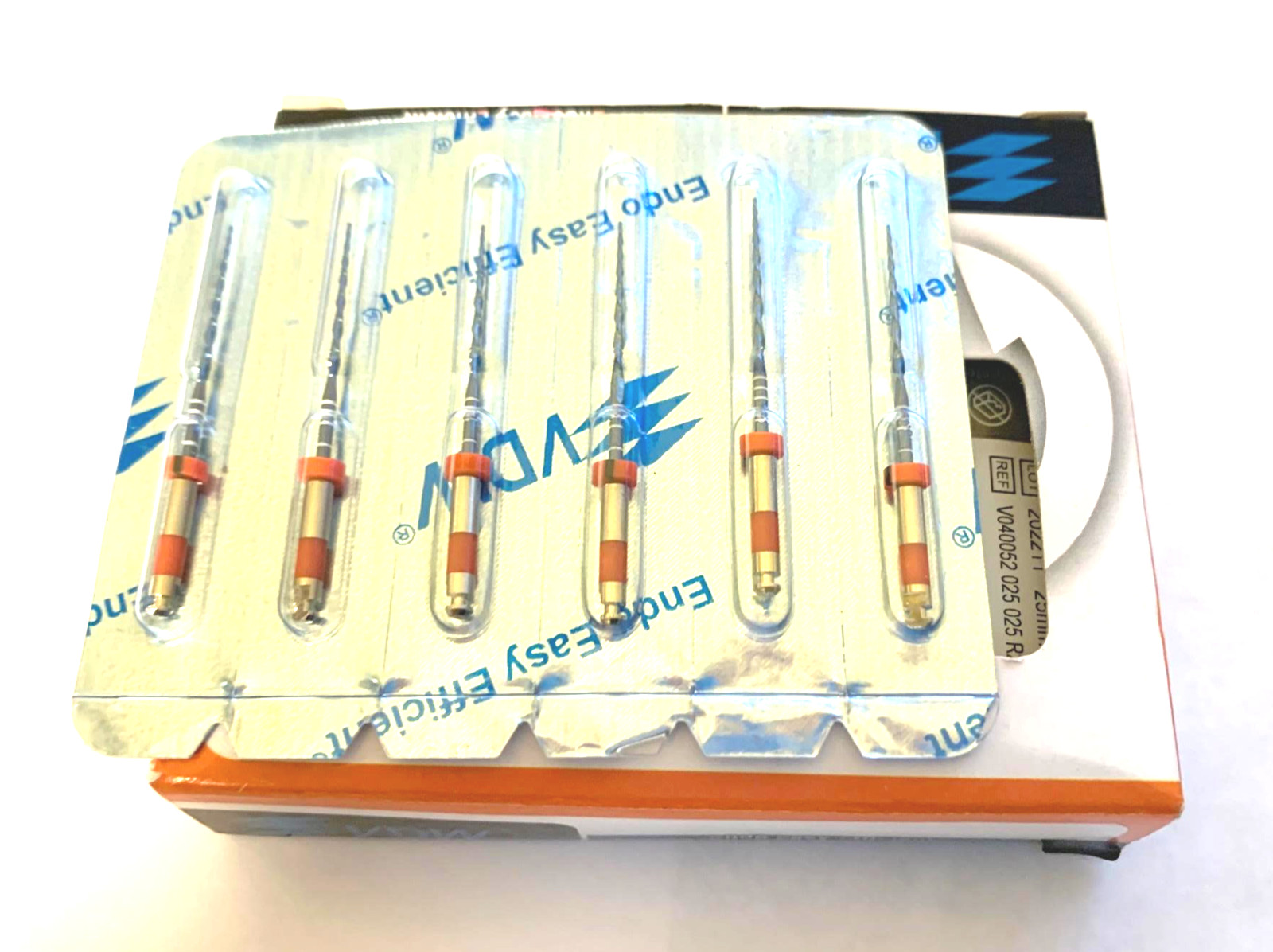 VDW RECIPROC BLUE NiTi Root Canal Files 21mm R25 1 Pkg of 6