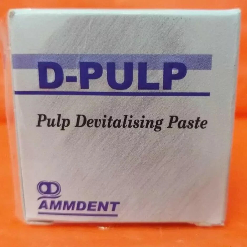 D-Pulp Dental Pulp Devitaliser Paste Jar of 7.5gm by Ammdent (Fast Ship).