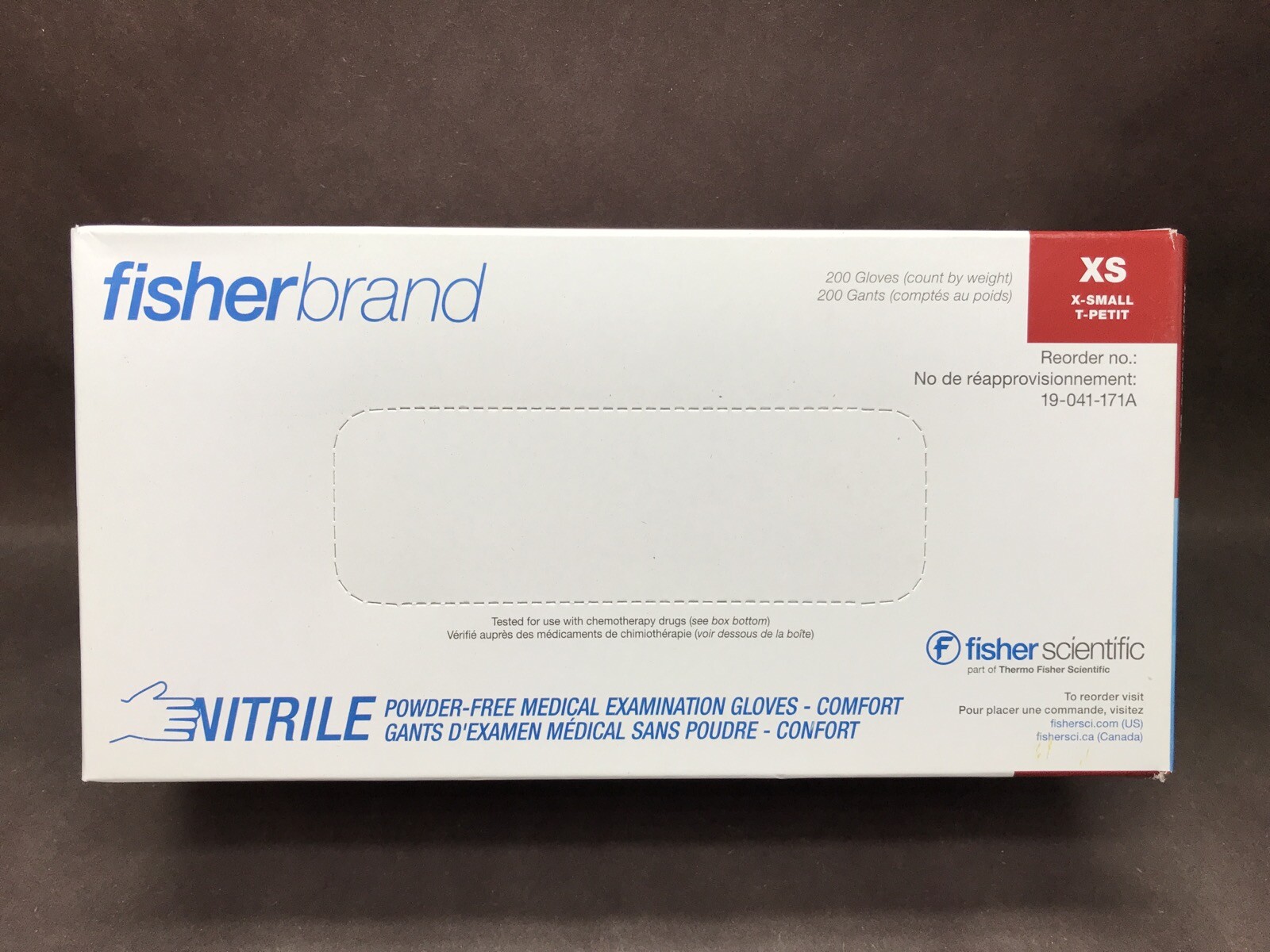 (200/Pk) FISHERBRAND Disposable Nitrile Exam Gloves – Size XSmall – Blue Color