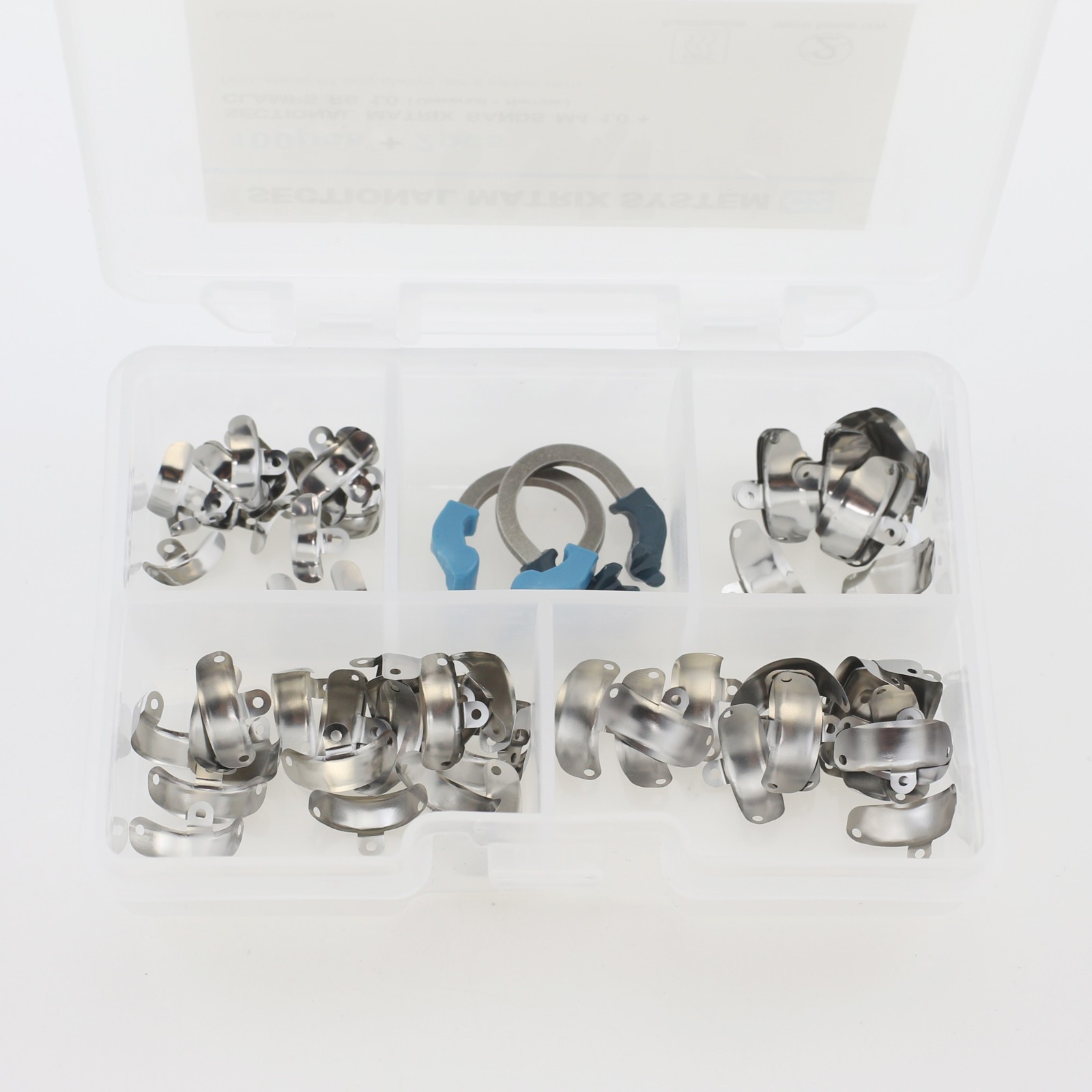 Dental Sectional Matrix System C2 100 Pc Bands M4 1.0 2 Pc Ring Universal Narrow