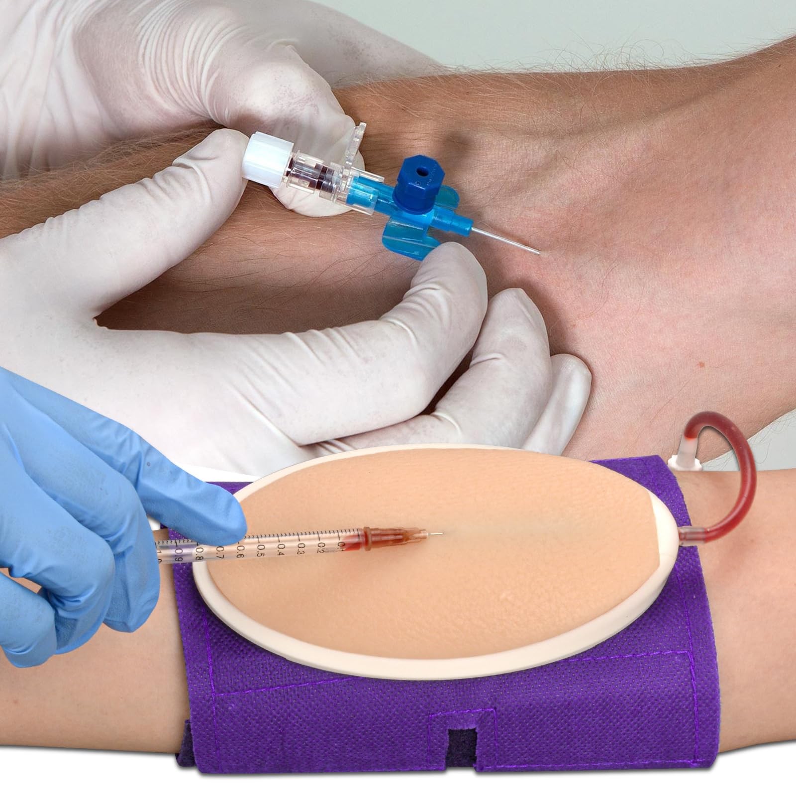 Phlebotomy and Venipuncture Practice Kit, Wearable IV Practice Kit with Needl…