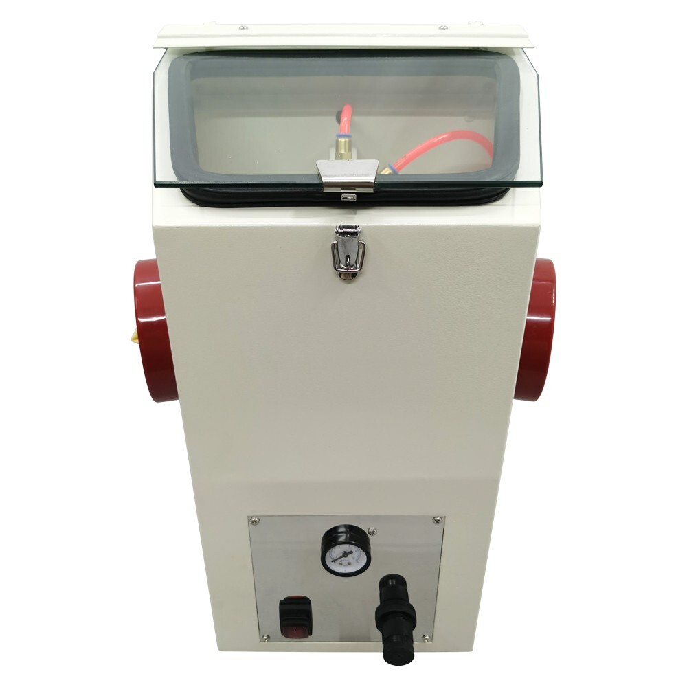 36 Mesh Emery Power Sandblasting Machine 110V Double Tank Repair