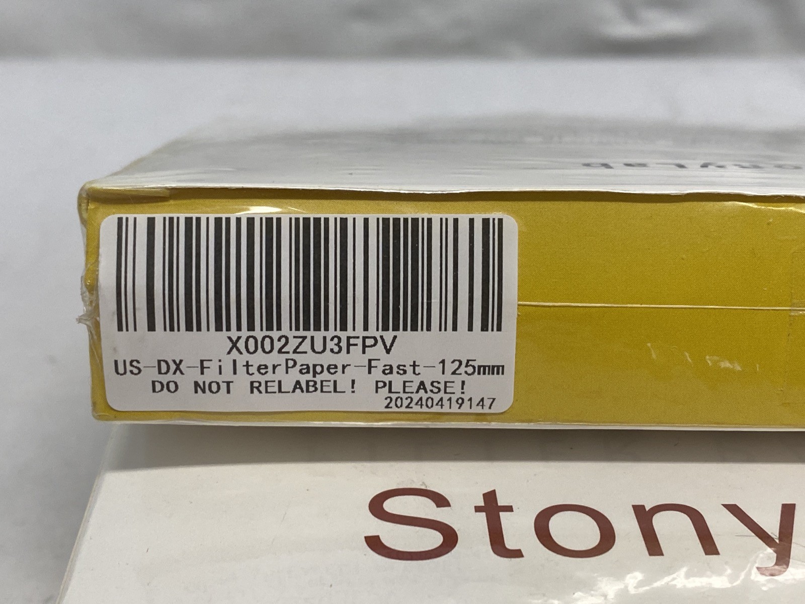 (200) STONYLAB Qualitative Fast Filter Paper 125mm Circle 100/Pk X002ZU3FPV